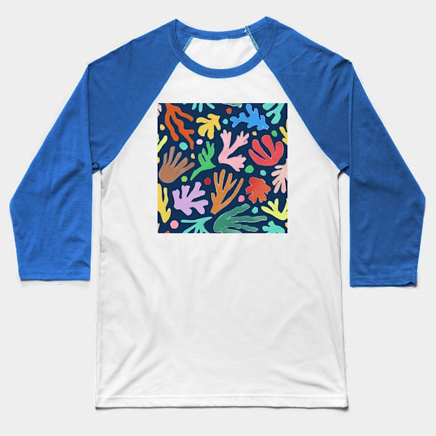 Matisse Seaweeds Baseball T-Shirt by Salty Siren Studios